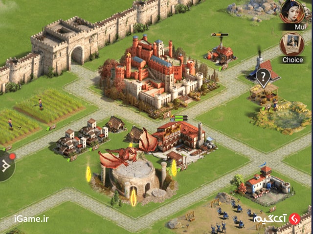 ارتقا سرزمین با خرید جم بازی rise of empires