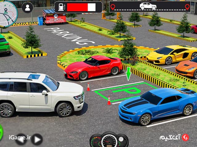 محیط جذاب بازی car parking