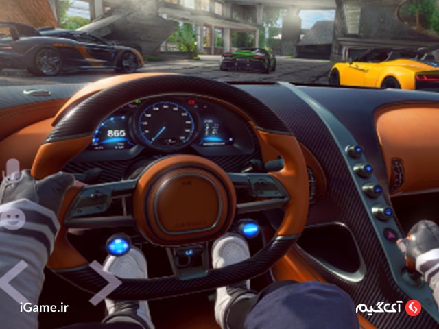 فضای درون بازی Tuning Club Online 
