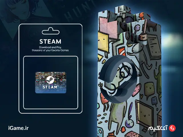 Steam : 10 USD Giftcard - USA Region خرید گیفت کارت استیم 10 دلاری آمریکا