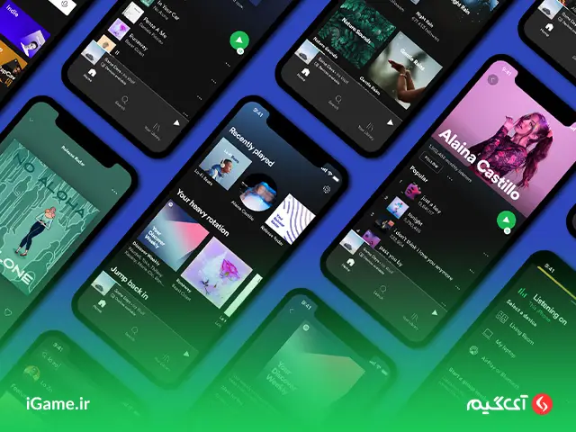 spotify 10 GBP خرید گیفت کارت اسپاتیفای 10 یورویی
